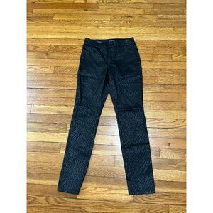 NYDJ Not Your Daughters Jeans Alina Skinny Ankle Leggings Black Women's Size 2